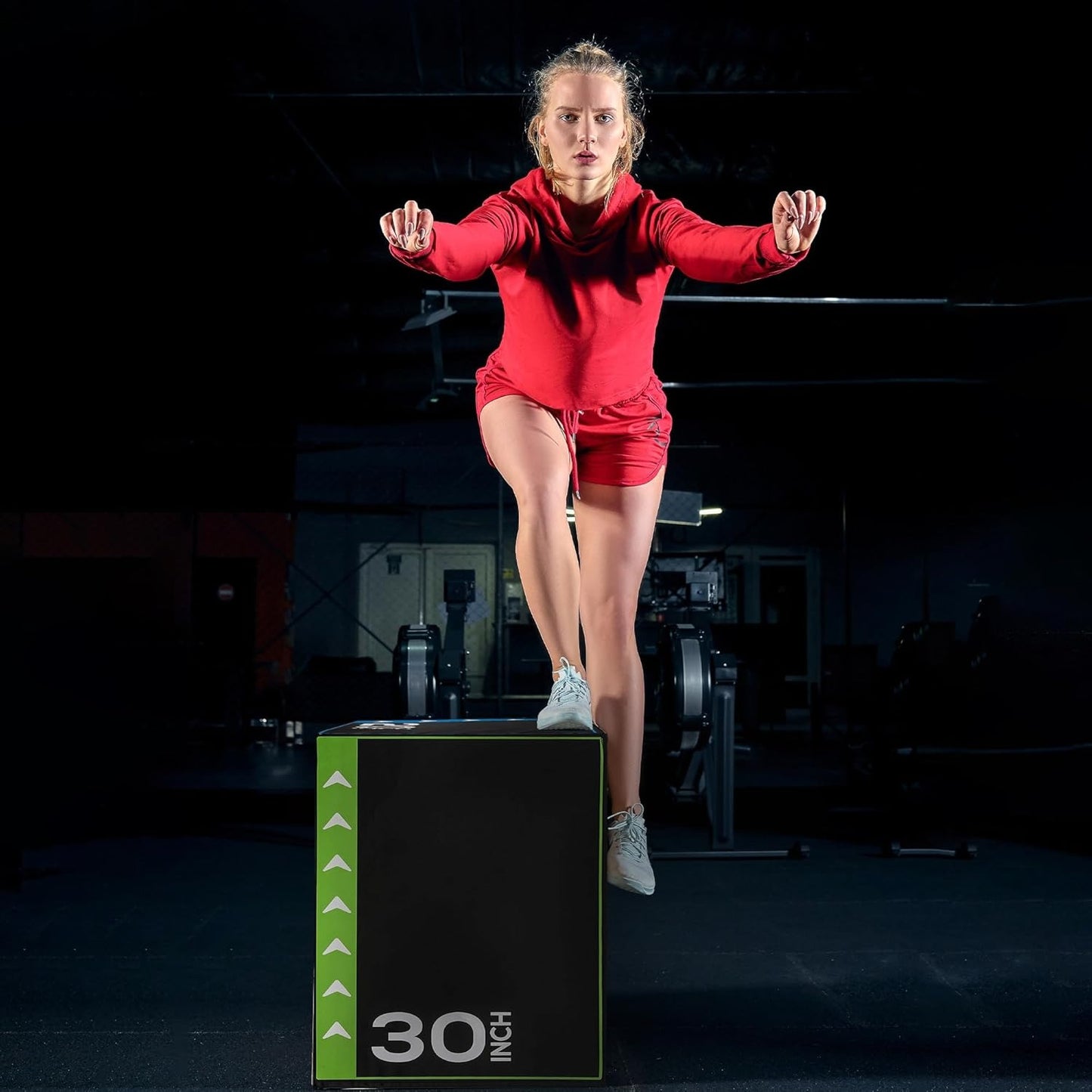 BalanceFrom 3-in-1 Foam Plyometric Jump Box for Home Gym with Multiple Height Options – Versatile Plyo with Non-Slip Surface for Strength, HIIT, Step-Ups, and Agility Training