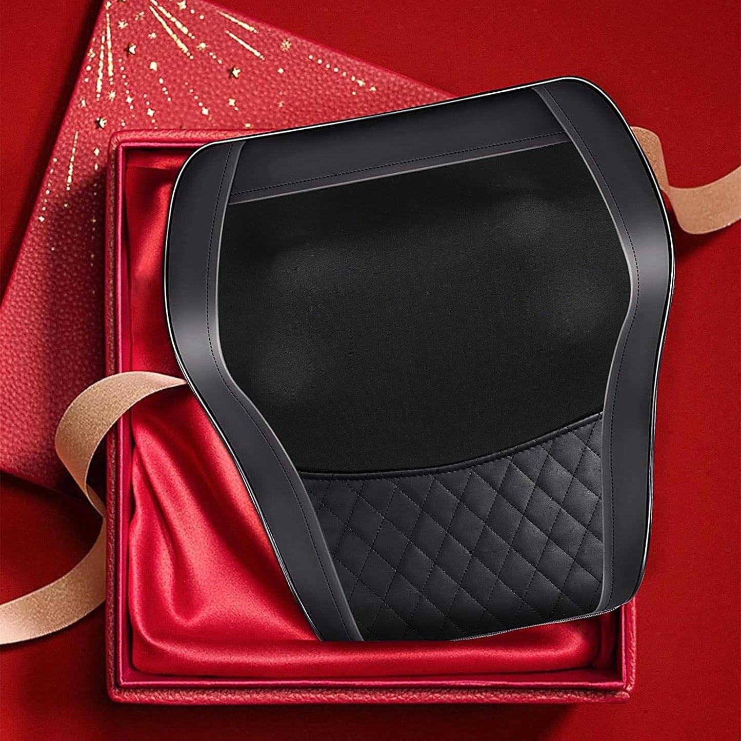 Boriwat Back Massager with Heat, 3D Kneading Massage Pillow for Back, Neck, Shoulder, Leg Pain Relief Deep Tissue, Gifts for Women Men Mom Dad