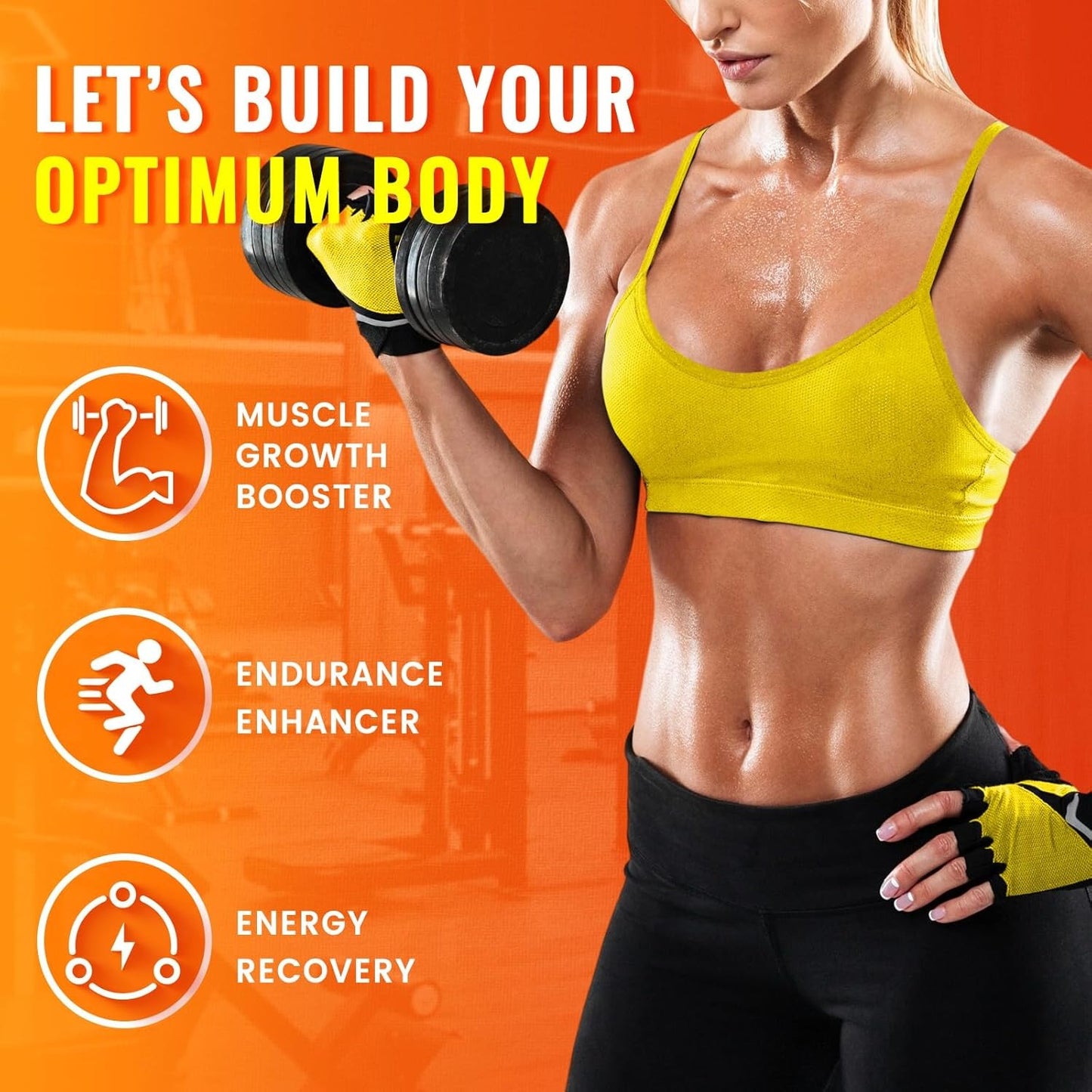 EAA Gummies for Men Women, 120 Ct Essential Aminos Acids (EAA)Supplements and All Branched-Chain Aminos (BCAAs)with HMB,Creatine Monohydrate,Electrolytes for Muscle Relief & Growth,Orange-Lemon