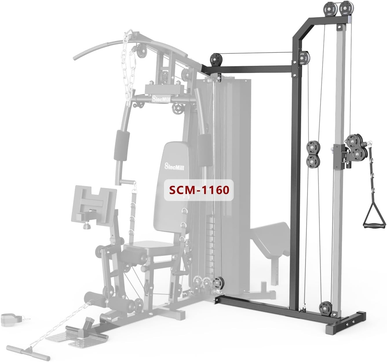 SincMill Home Gym Multifunctional Full Body Workout Equipment for Home Exercise Fitness