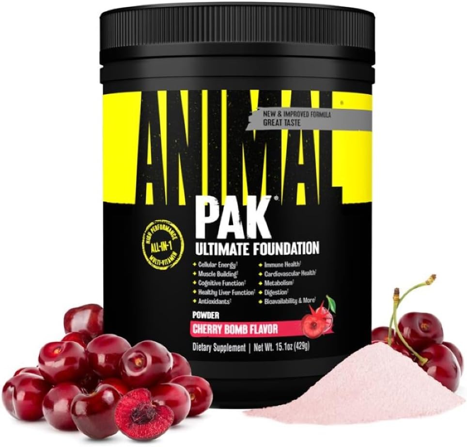 Animal Pak - Convenient Multivitamin for Men & Women Daily All-in-One Vitamin & Supplement Pack - Zinc, Vitamins C, B, D, Amino Acids, and Immune Support - Sports Nutrition Performance - 30 Count