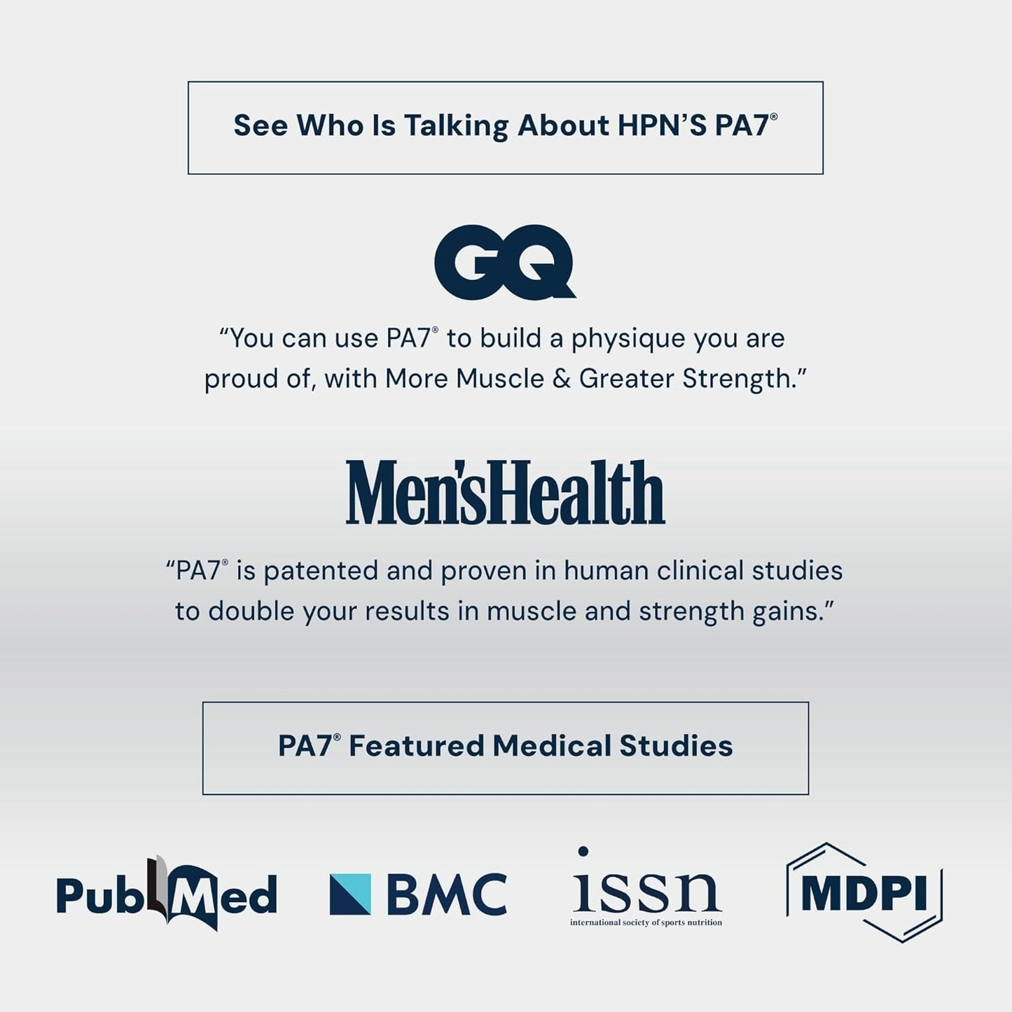 HPN PA(7) Phosphatidic Acid Muscle Builder Top Natural Muscle Builder - Boost mTOR | Build Mass and Strength from Your Workout | 30 Day Supply