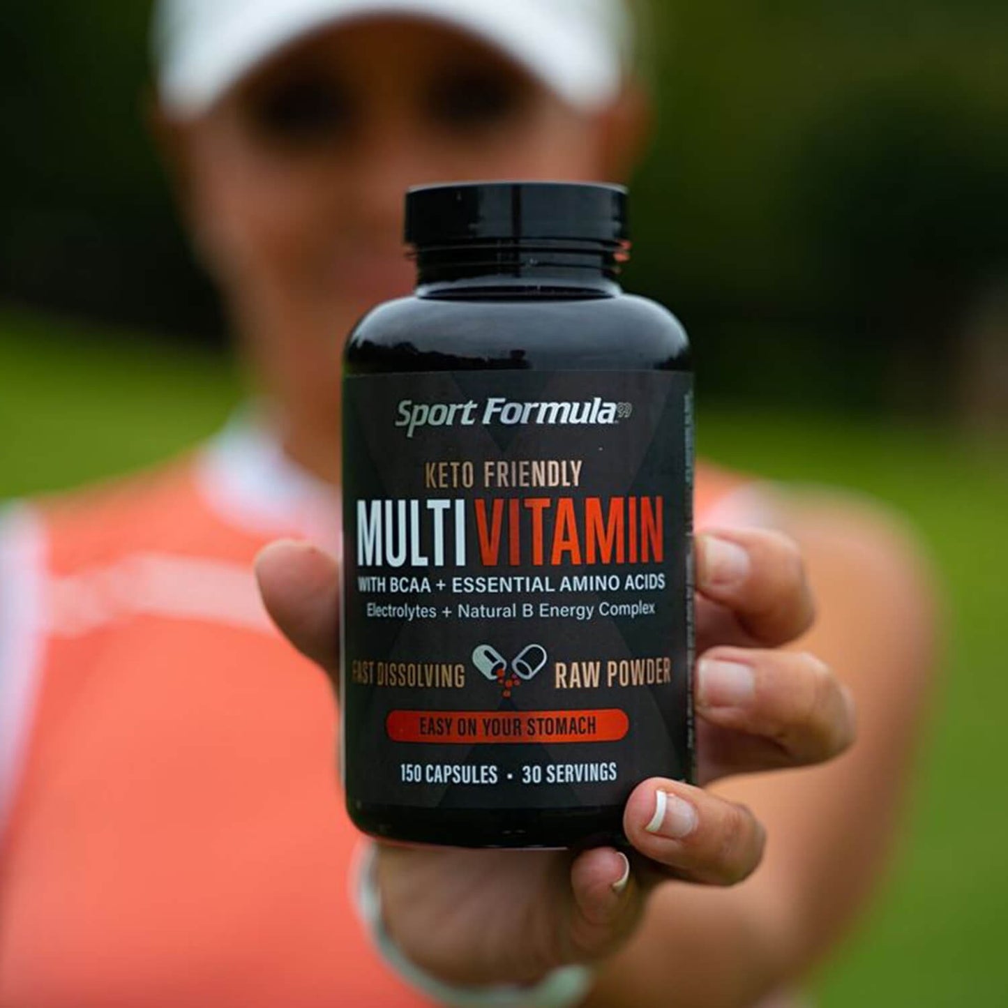 Multivitamin Powder - Drink Mix for Men Women BCAA Amino Acids Won’t Upset Your Stomach - Keto Vegan Multivitamin Fruit Punch - Electrolytes Super B Complex Digestive Enzyme