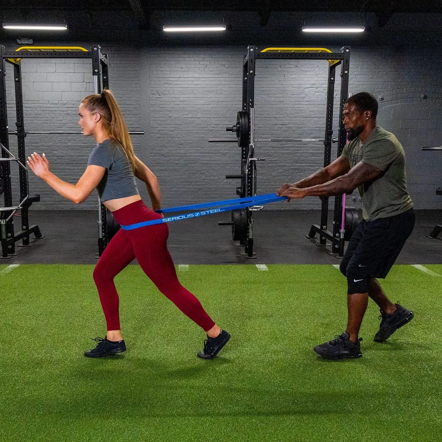 Serious Steel 41" Assisted Pull-up Band, Heavy Duty Resistance Band Sets, Stretching, Powerlifting, Resistance Training and Pull Up Assistance Bands