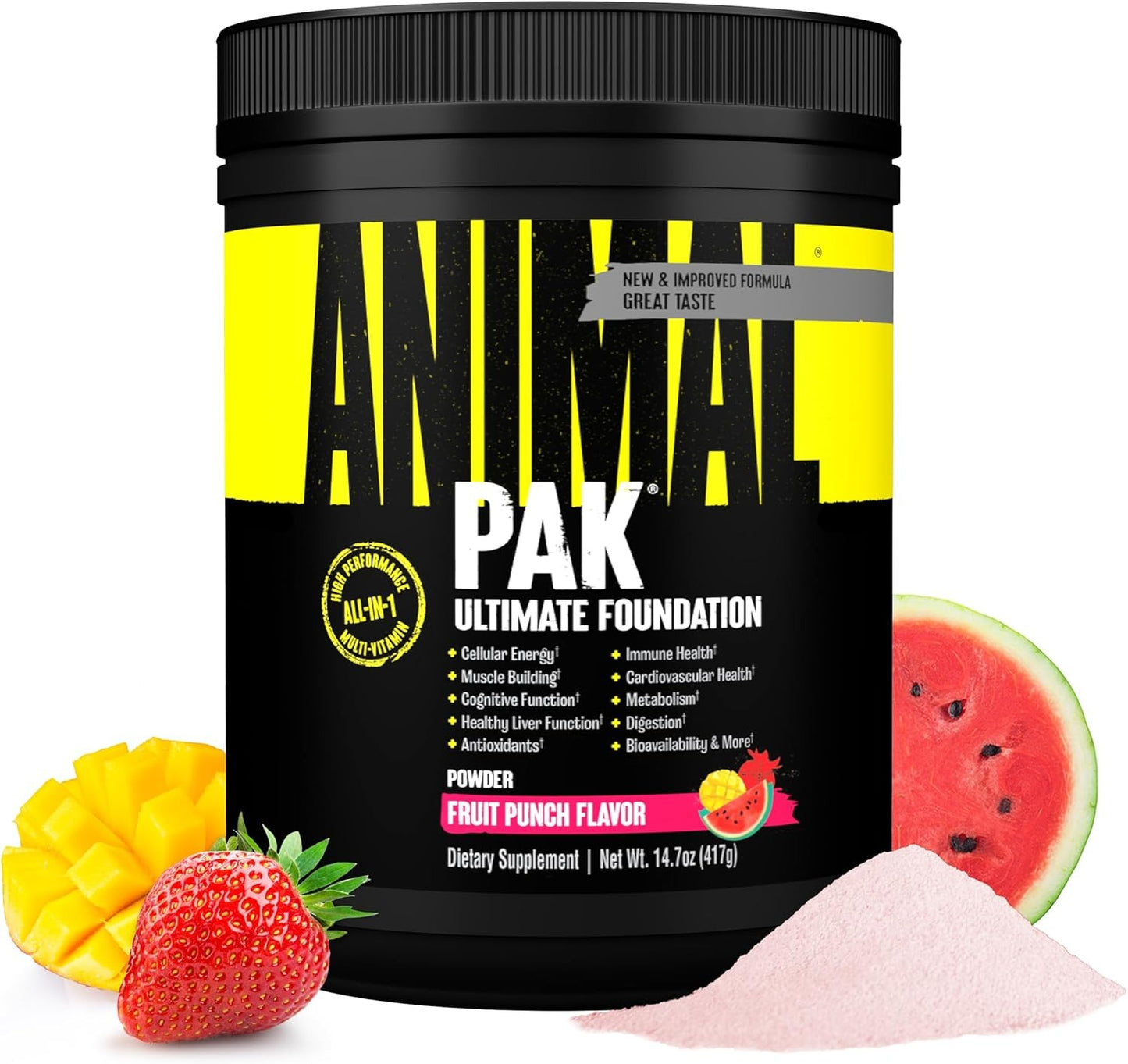 Animal Pak - Convenient Multivitamin for Men & Women Daily All-in-One Vitamin & Supplement Pack - Zinc, Vitamins C, B, D, Amino Acids, and Immune Support - Sports Nutrition Performance - 30 Count