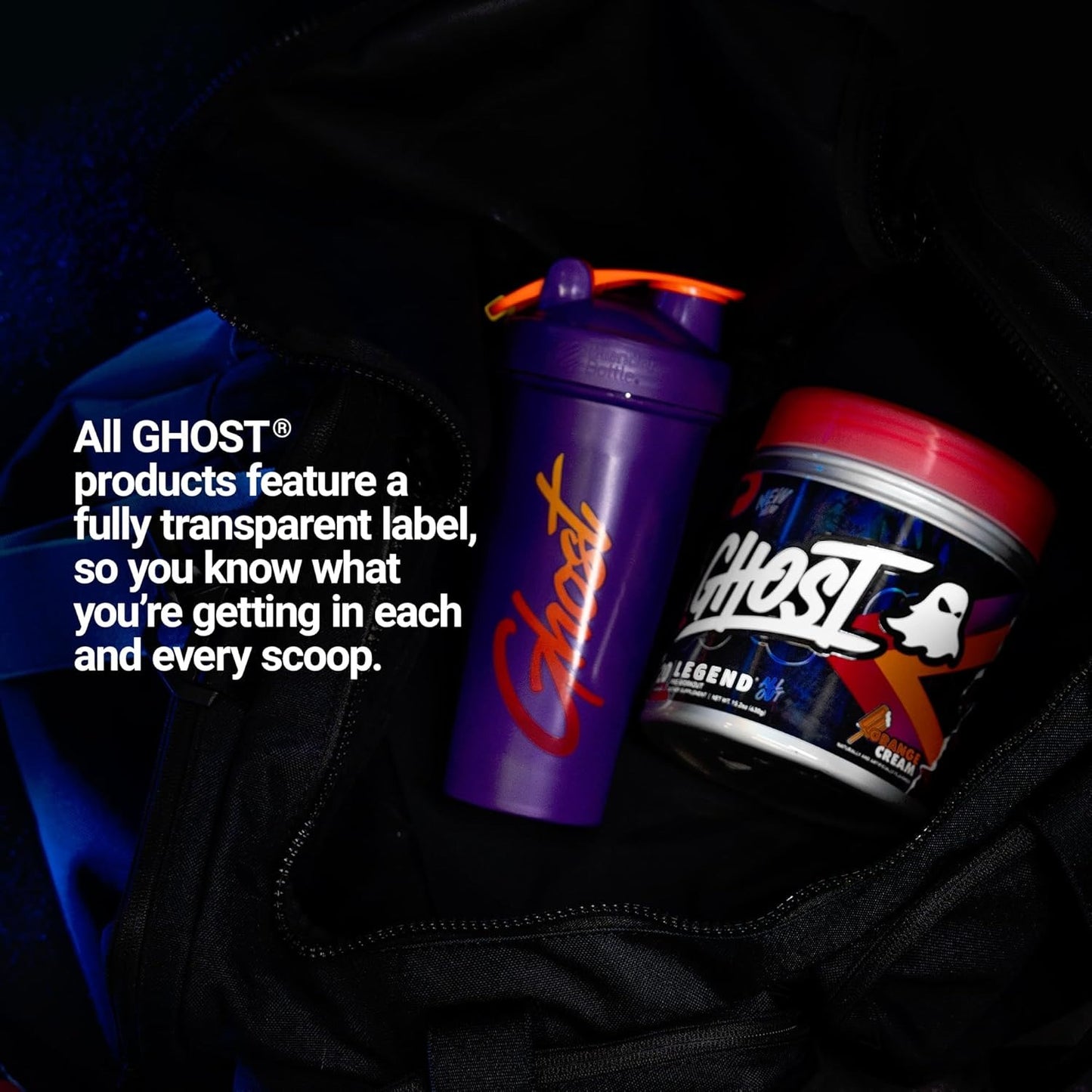 GHOST Legend All Out V2 Pre-Workout Powder, Cherry Limeade - 20 Servings - Pre-Workout Supplement for Men & Women - Energy & Pumps - Caffeine, Citrulline, Beta Alanine, Betaine, NO3-T- Sugar Free