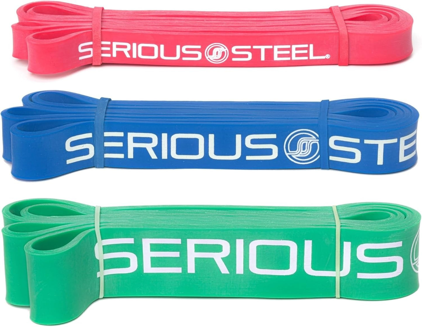 Serious Steel 41" Assisted Pull-up Band, Heavy Duty Resistance Band Sets, Stretching, Powerlifting, Resistance Training and Pull Up Assistance Bands