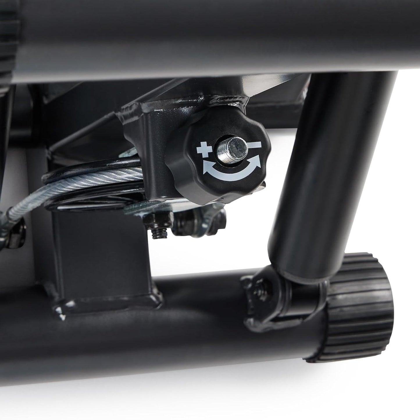 Sunny Health & Fitness Mini Stepper for Exercise at Home, Stair Step Workout Machine with Resistance Band and Over 300lb Weight Capacity, Optional Twist Motion and Free SunnyFit App Connection