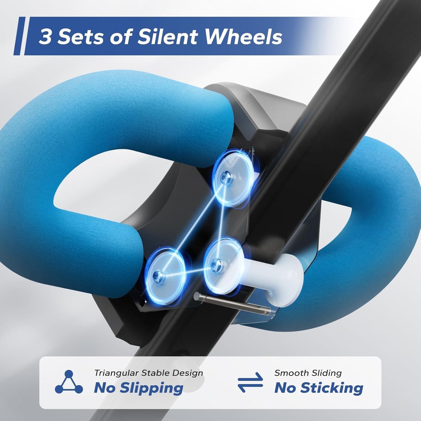 MERACH Ab Machine, Ab Workout Equipment, Adjustable Ab Trainer Machine for Abs Workout at Home Gym, Foldable, Knee Protection, Abdominal Trainer for Stomach Workout