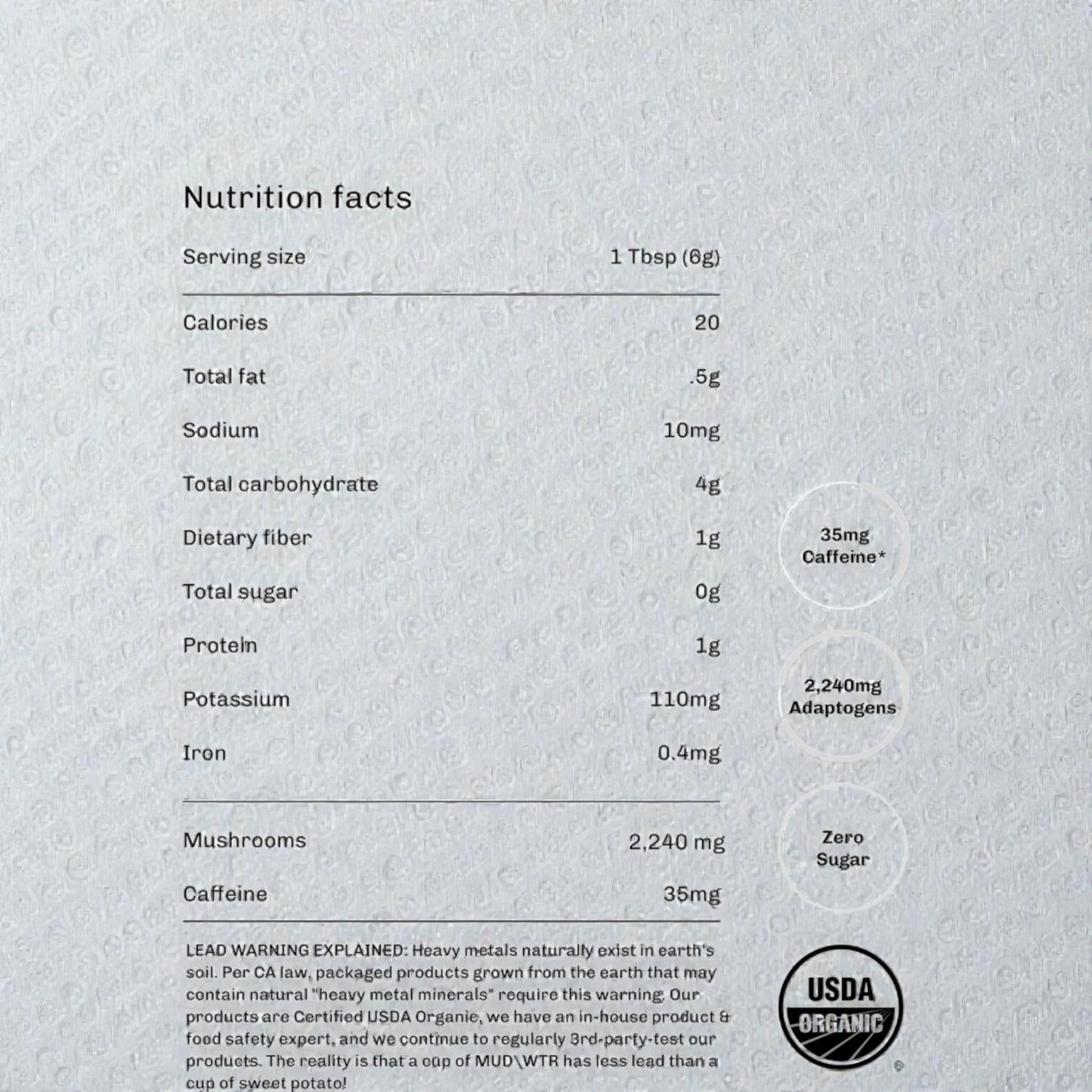 MUDWTR Original Mushroom Blend Coffee Alternative 2240mg_FREE FROTHER