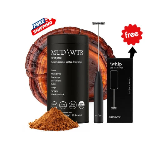 MUDWTR Original Mushroom Blend Coffee Alternative 2240mg_FREE FROTHER